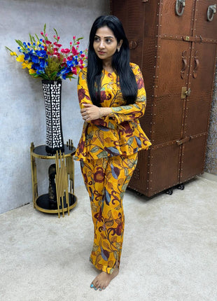 Hand Painted Kalamkari co-ord set