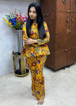 Hand Painted Kalamkari co-ord set