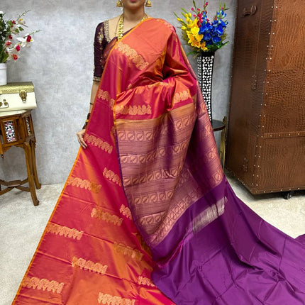 Border Less Kanchi Silk