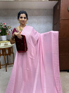 Saree Blouse Combo (Designer Saree With Velvet Blouse)