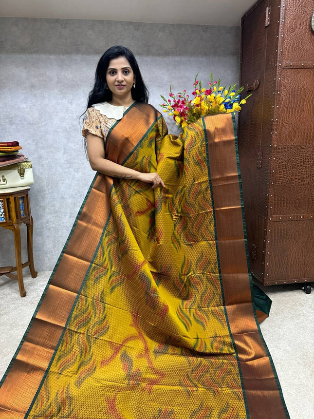 Contemporary Kanchi Silk