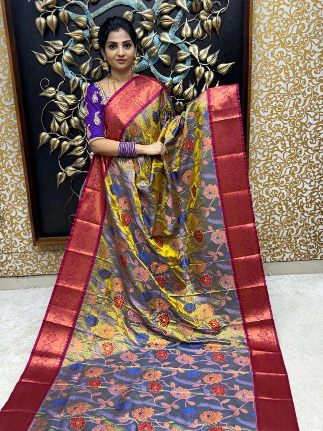 Contemporary Kanchi Silk