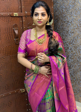 Antique Lakshmi - Elephant Short Necklace Set