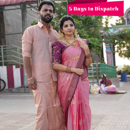 Couple Combo Collection ( Shirt + Dhoti + Saree)