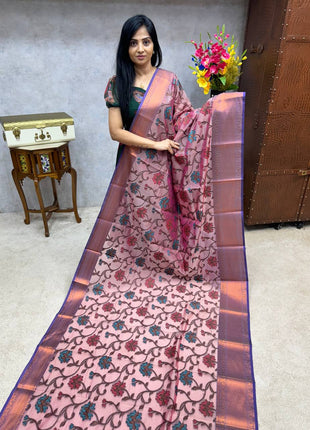 Semi Raw Silk Sarees