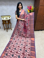 Semi Raw Silk Sarees