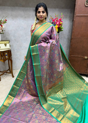 Triple Shade Kanchi Silk