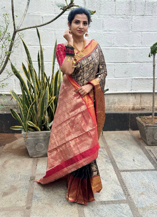 Semi Kanchipuram Silk