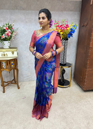 Semi Raw Silk Sarees