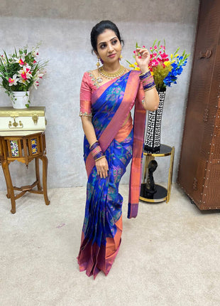 Semi Raw Silk Sarees