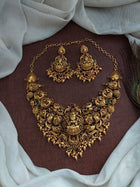 Antique Lakshmi Goddess Choker Set  - Temple Jewellery