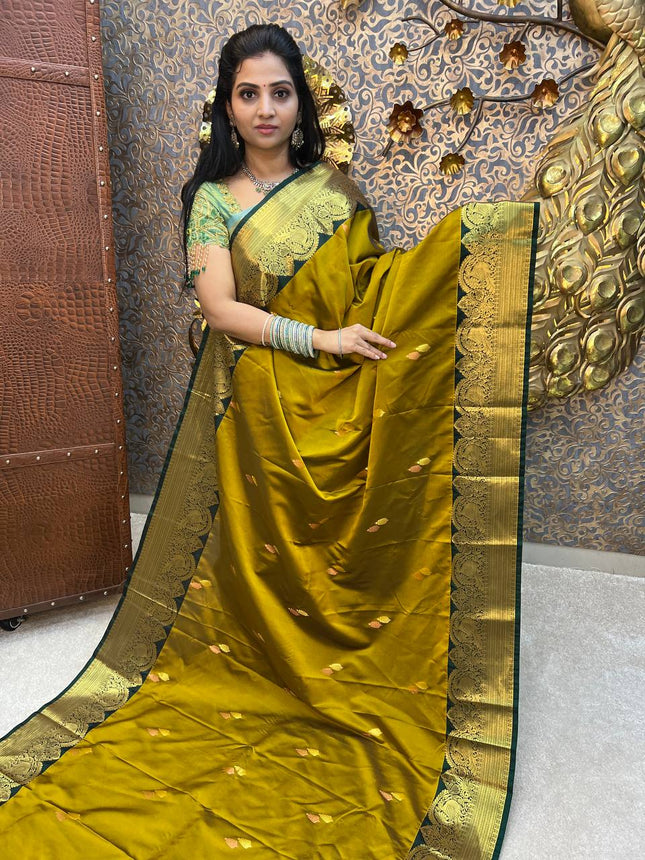 Premium Kanchi Gold Zari