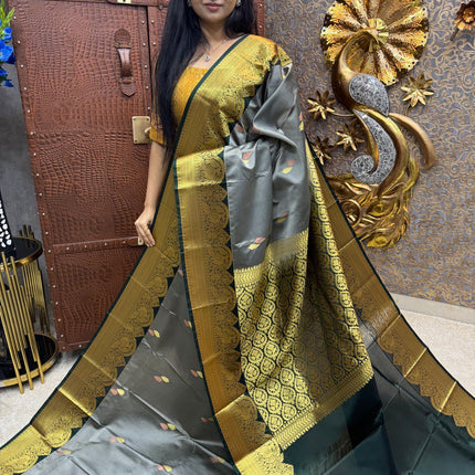 Premium Kanchi Gold Zari