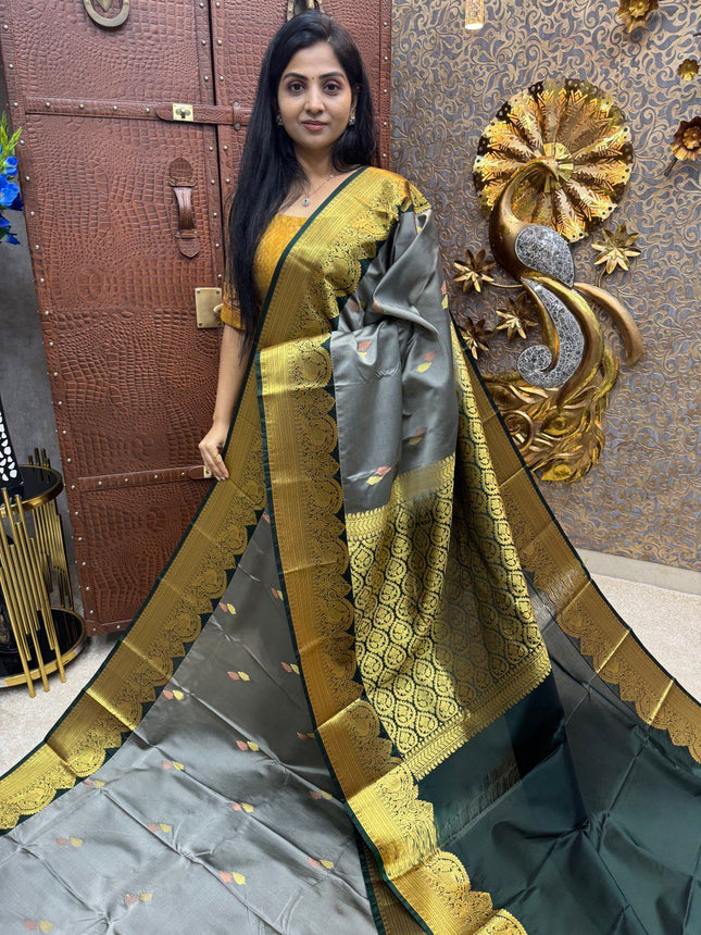 Premium Kanchi Gold Zari