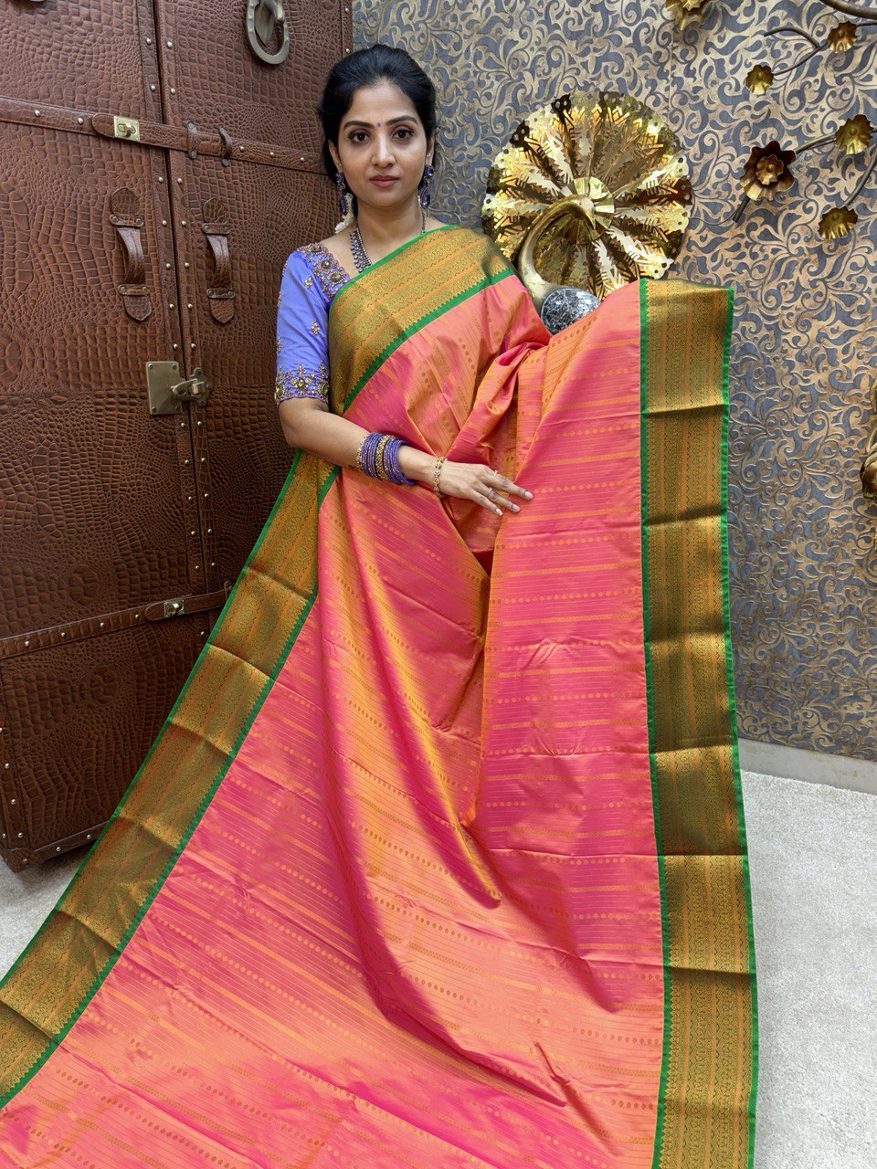 Thalampoo Korvai Silk Cotton / Cotton – Looms Legacy