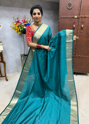 Semi Raw Silk Sarees