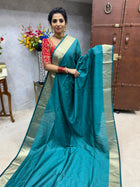 Semi Raw Silk Sarees