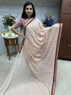 Georgette with Embroidery