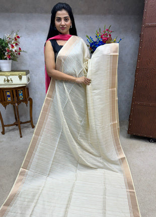 Semi Raw Silk Sarees