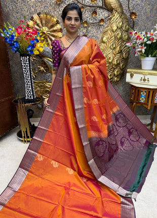 Premium Kanchi Silver Zari