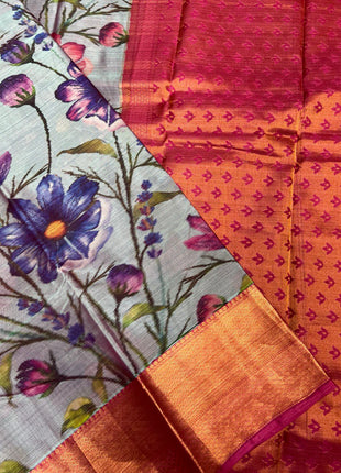 Printed Pure Silk