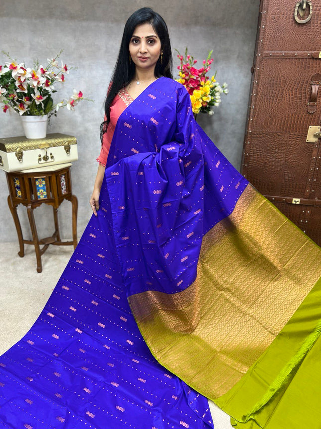 Border Less Kanchi Silk