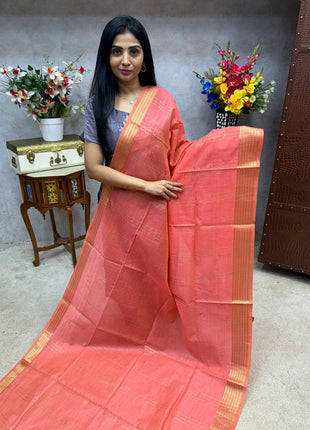 Semi Raw Silk Sarees