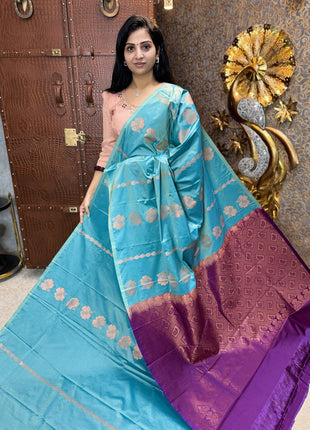 Border Less Kanchi Silk