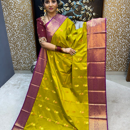 Premium Kanchi Gold Zari