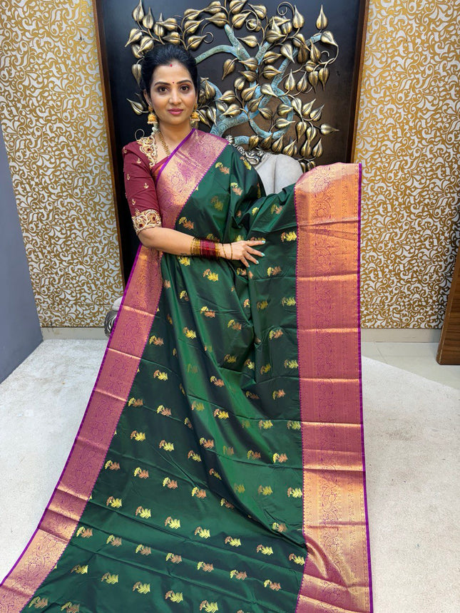 Premium Kanchi Gold Zari