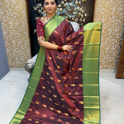 Premium Kanchi Gold Zari