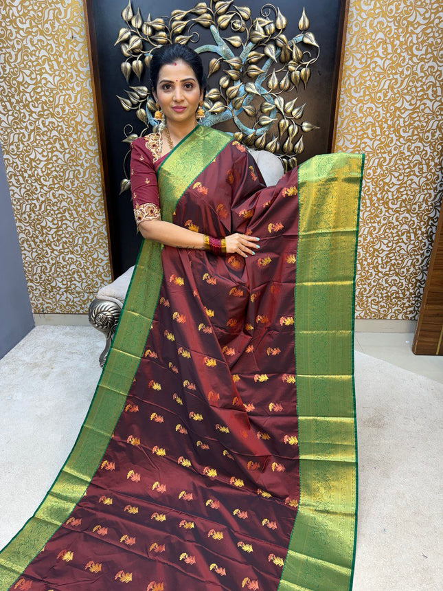 Premium Kanchi Gold Zari