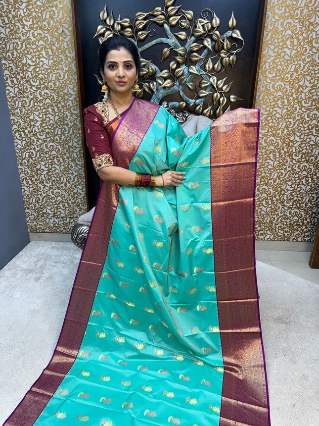 Premium Kanchi Gold Zari