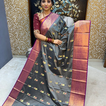 Premium Kanchi Gold Zari