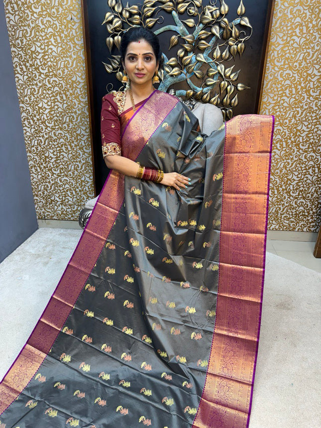 Premium Kanchi Gold Zari