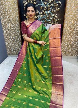 Premium Kanchi Gold Zari