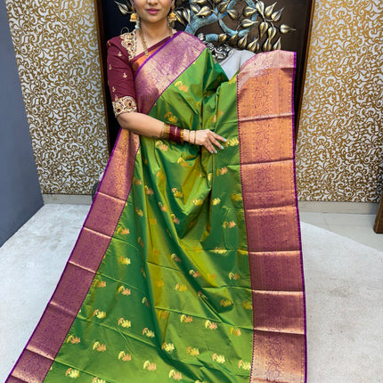 Premium Kanchi Gold Zari