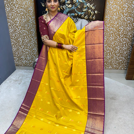 Premium Kanchi Gold Zari