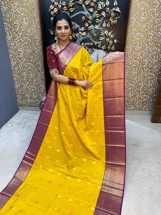 Premium Kanchi Gold Zari