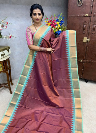 Retta Patta Border Silk