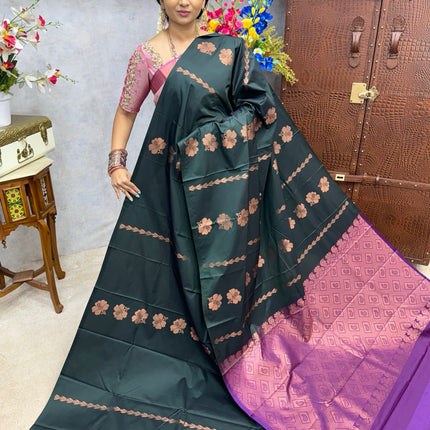 Border Less Kanchi Silk