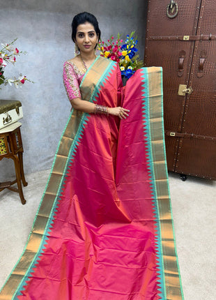 Retta Patta Border Silk