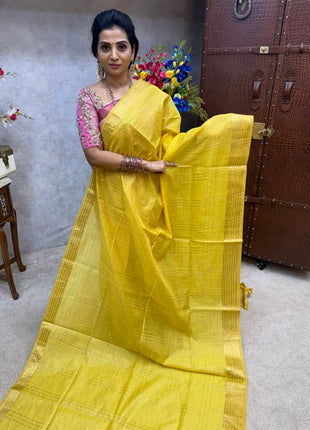 Semi Raw Silk Sarees