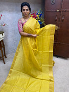 Semi Raw Silk Sarees
