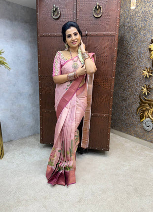 Printed silk