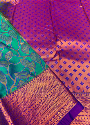 Triple Shade Kanchi Silk