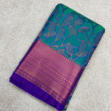 Triple Shade Kanchi Silk