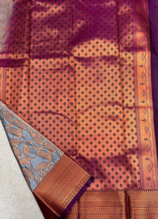 Triple Shade Kanchi Silk