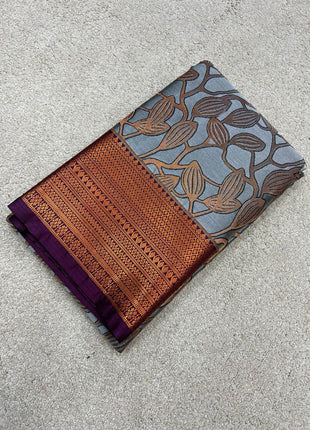 Triple Shade Kanchi Silk