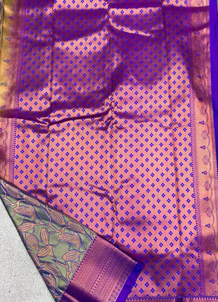 Triple Shade Kanchi Silk